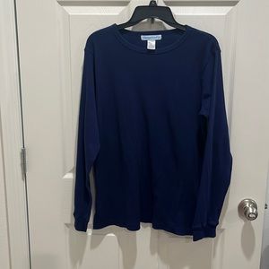 SleepytimePjs Blue Long Sleeve PJ Top XL